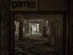 Abandoned and scary hotel.