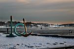 Winter in the fjord