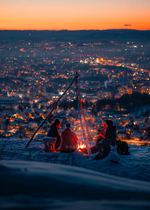 En vinterkveld over Oslo 