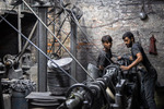 Arbeide på aluminiumsfabrikken